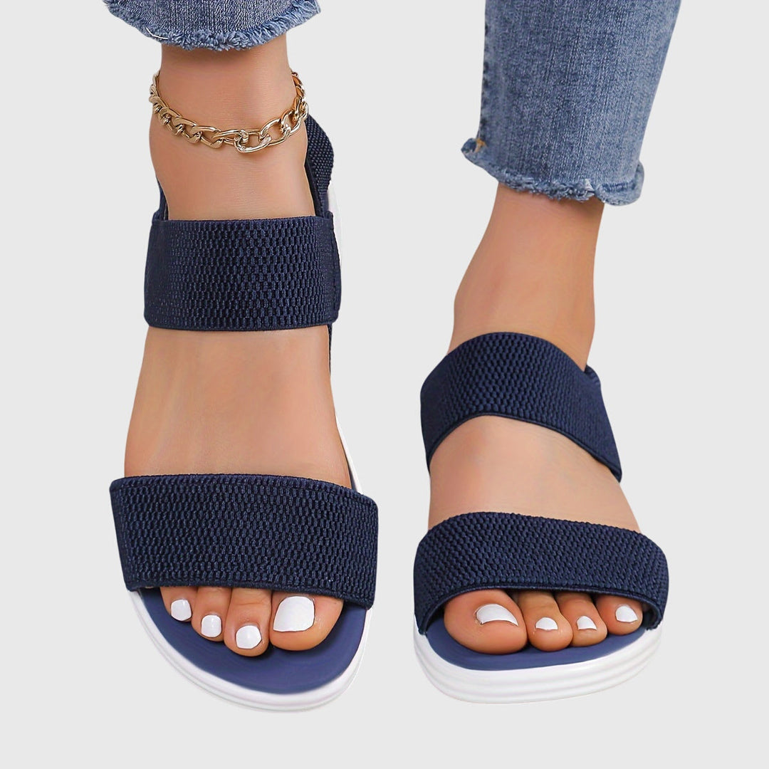 Daily wear women's sandals, lightweight orthopedic design, adjustable arch support for foot comfort.