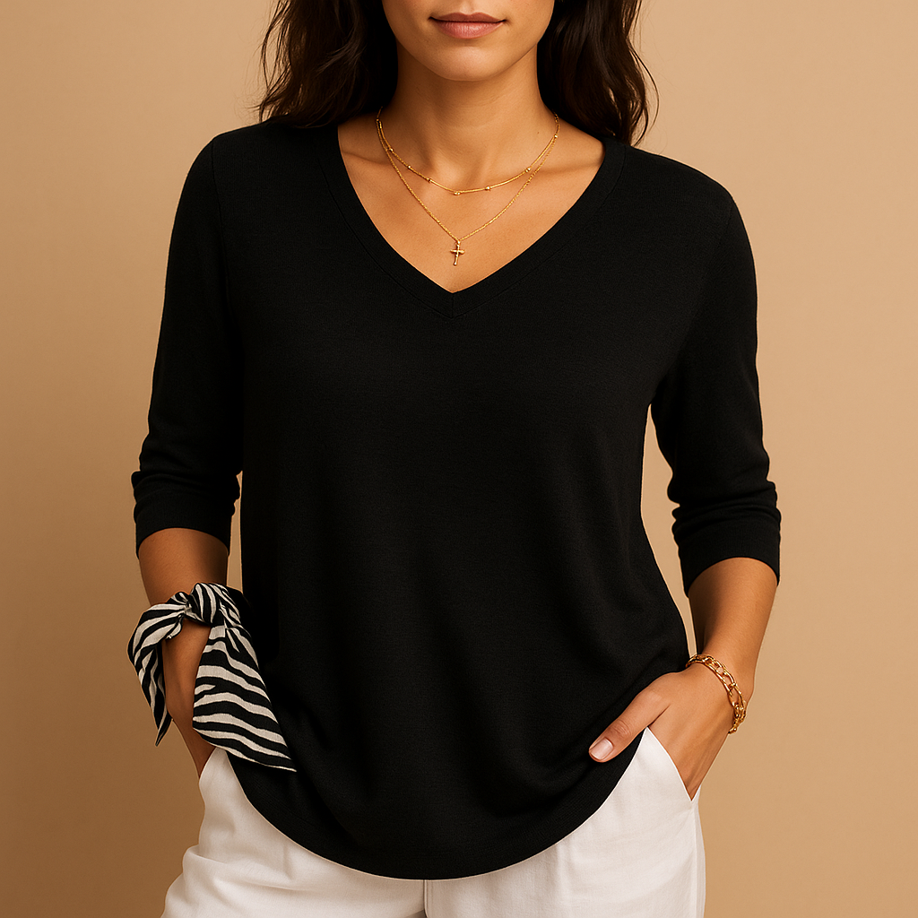 Stylish women's oversized top, modern, relaxed fit blouse for casual or chic apparel.