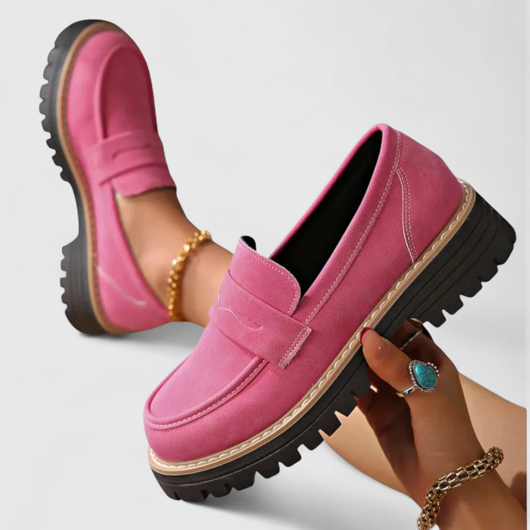 Women's orthopaedic comfort loafers with arch support for all-day comfort & foot pain relief.