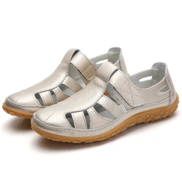 New women's anti-slip orthopedic footwear, comfortable with adjustable straps for walking.