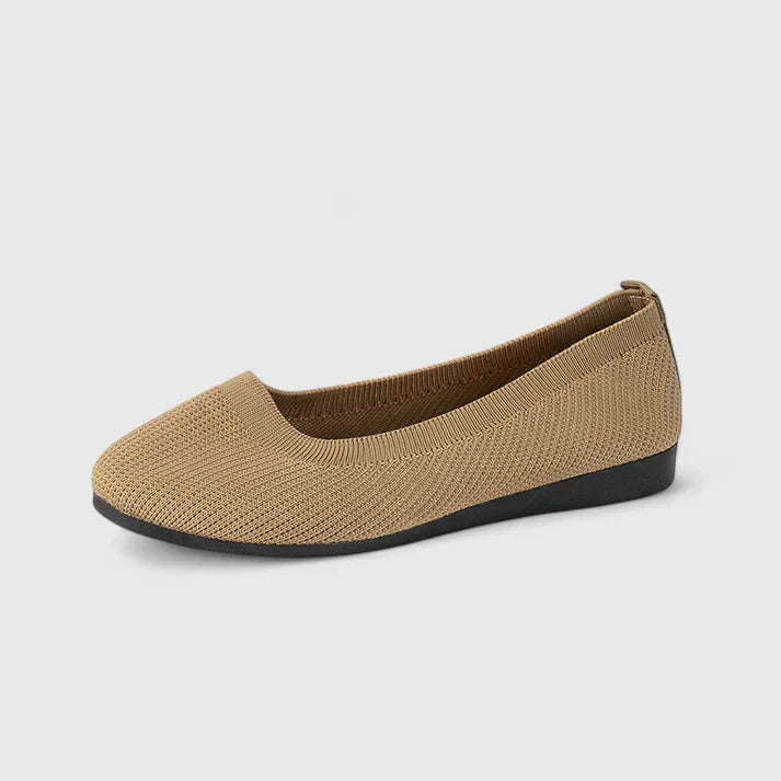 Front view of women's supportive orthopedic footwear, perfect for daily comfort and pain relief.
