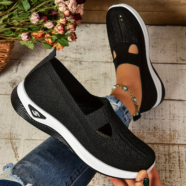 Everyday women's low-cut slip-on sneakers, combining orthopedic comfort with a sleek, casual look.