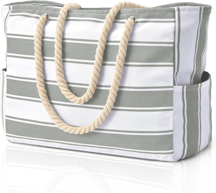 Stylish sandproof beach bag for women, an ideal summer accessory.