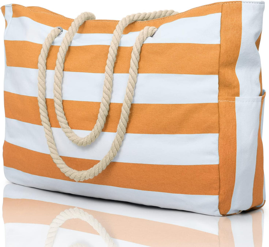 Women's stylish beach & pool bag, waterproof & sandproof design.