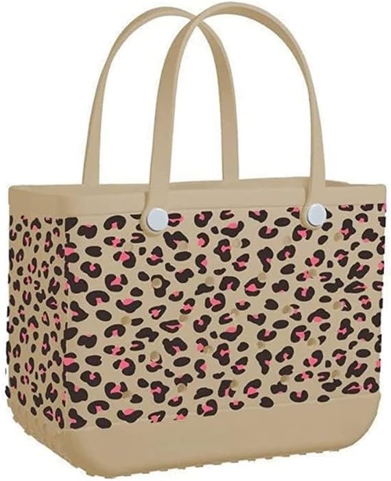 Easy-clean women's EVA tote bag, washable and vented, perfect accessory for the beach.