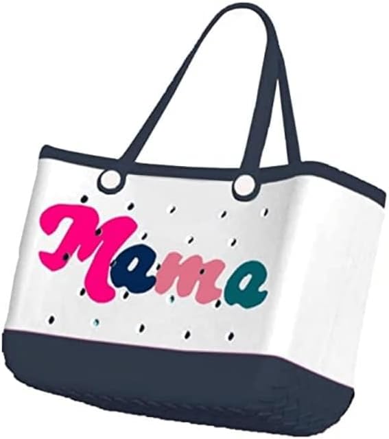 Large women's EVA travel tote bag, waterproof, washable, and sandproof, with vent holes.