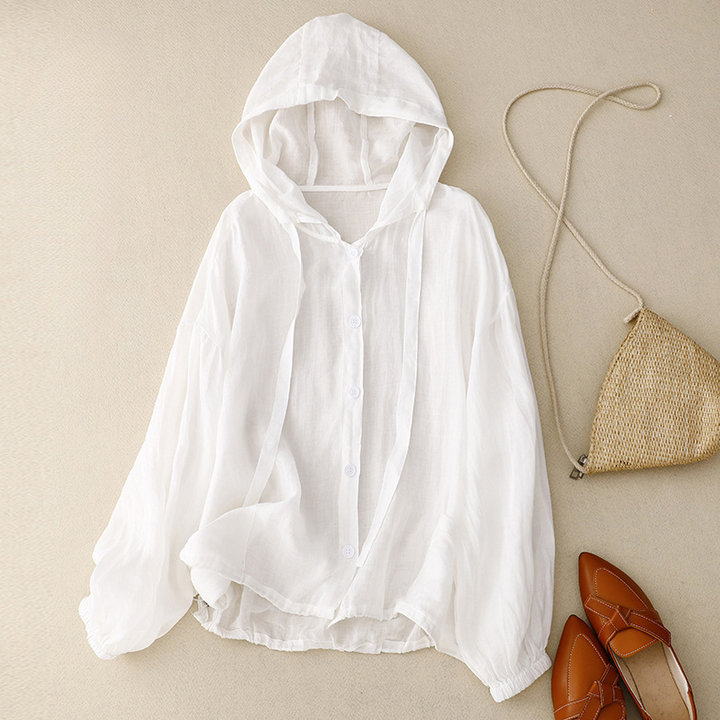Women's casual pullover tunic hoodie, relaxed fit, perfect for summer & spring.