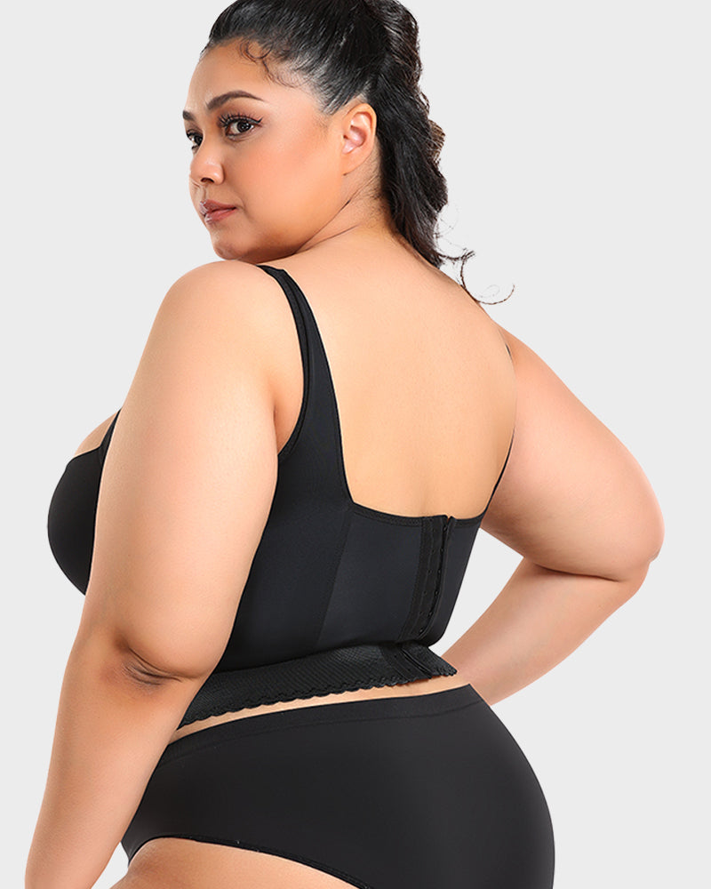 Women's contour longline bra: a push-up body shaper offering seamless support and comfort.
