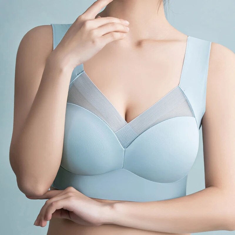Smooth comfort women's seamless wireless shaper bra, perfect for all-day wear.