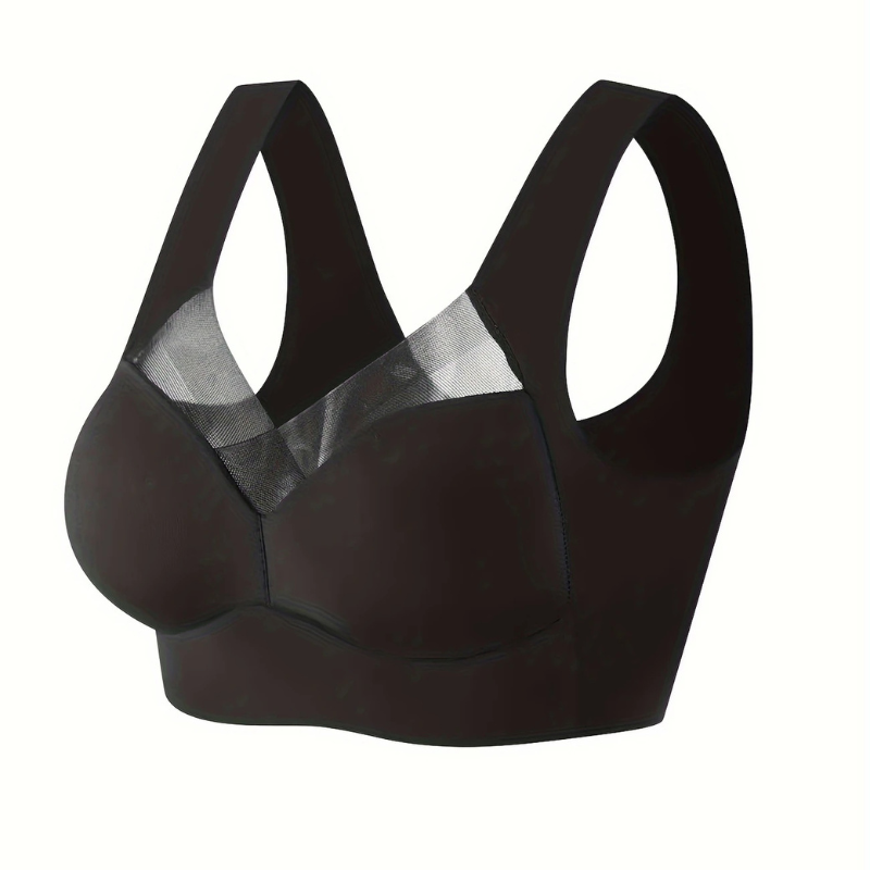 Invisible under clothes: women's seamless wireless shaper bra for a smooth look & comfort.