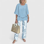 Blue White