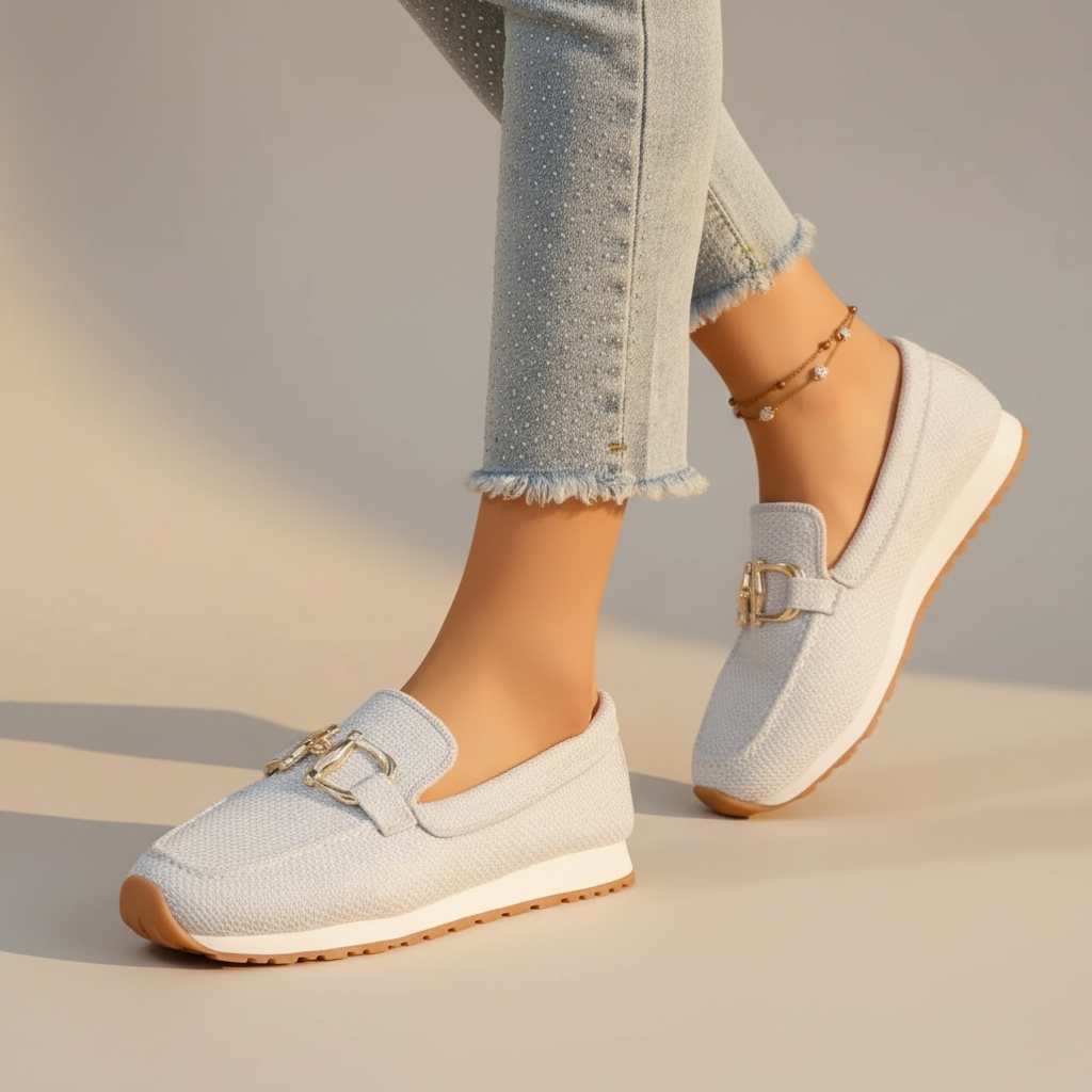 Breathable Suzane orthopedic loafers for women, ensuring cool, comfortable feet with supportive cushioning.
