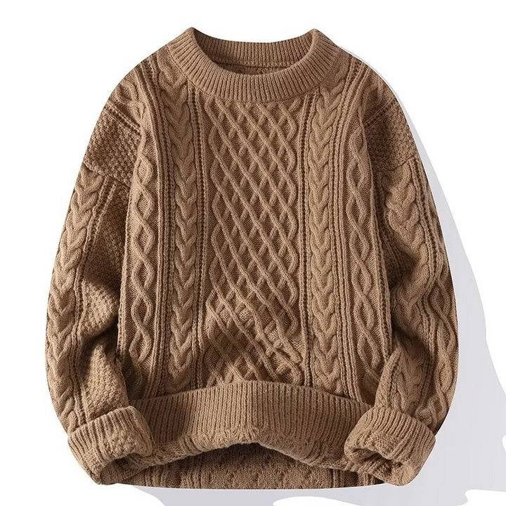 Versatile women's long-sleeve crewneck sweater, ideal for spring layering & casual everyday outfits