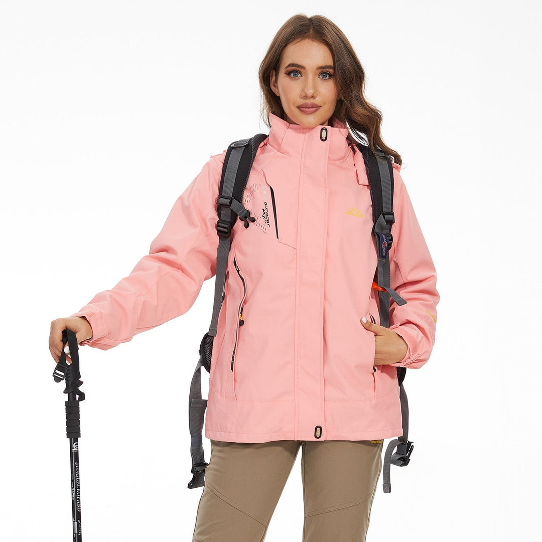 Inner fleece layer of the Verona 3-in-1 women's jacket, worn separately, for light warmth in fall.