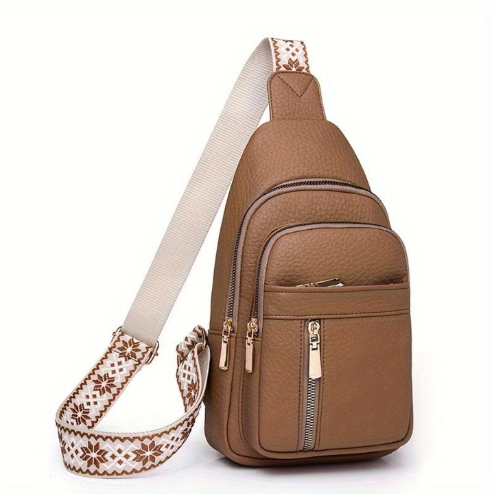 Stylish retro leather shoulder bag for women, perfect daily fashion accessory for essentials.