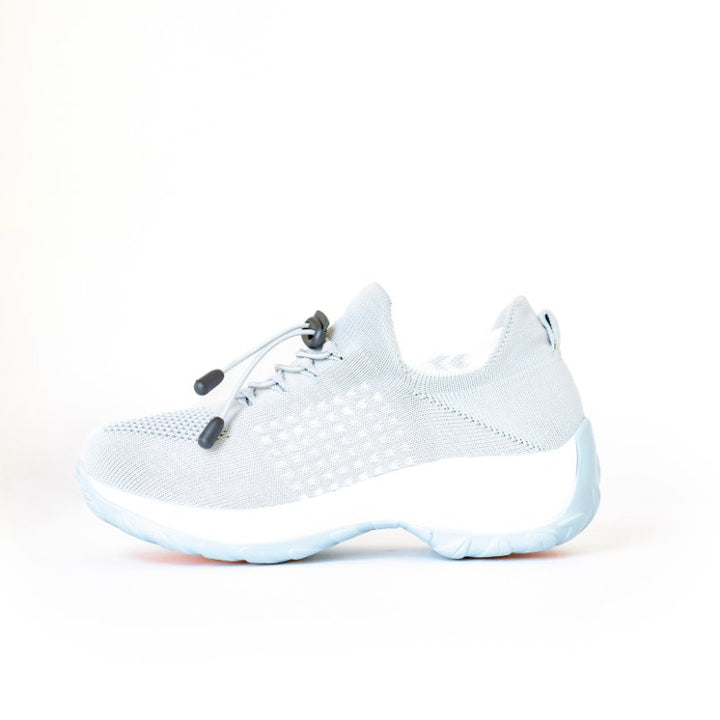 Women's Arctic White Ortho Stretch Cushion Shoes - Lexians
