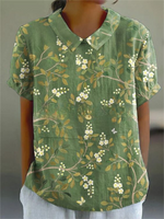 Vintage Green Flora
