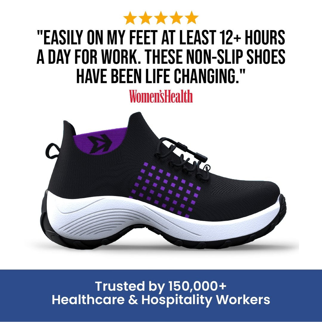 Women's Ortho Stretch Cushion Sneakers for Foot Pain Relief - Lexians