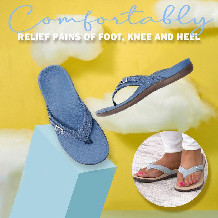 Women's Orthopedic Arch Support Flip Flops - Lexians