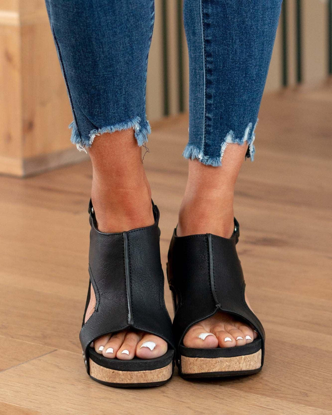 Women's Vegan Wedge Sandals with Ergonomic Design - Lexians